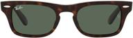 😎 стильные солнцезащитные очки ray-ban rj9083s burbank junior прямоугольной формы для детей логотип