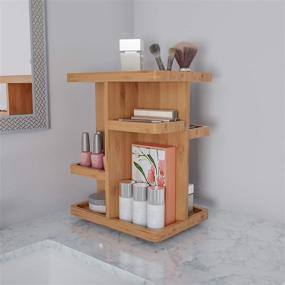 img 4 attached to Lavish Home Makeup Organizer Eco Friendly