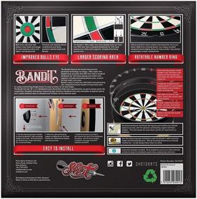 img 3 attached to Enhanced Bandit Plus Staple-Free Bristle Dartboard: Thinner Spider Wire, Interlocking Steel Bands, and Reduced Bounce-outs for Optimal Performance