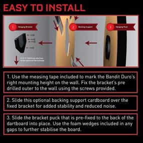 img 1 attached to Enhanced Bandit Plus Staple-Free Bristle Dartboard: Thinner Spider Wire, Interlocking Steel Bands, and Reduced Bounce-outs for Optimal Performance