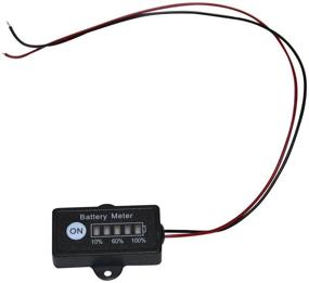 img 2 attached to 🔋 Top-rated 12V Battery Indicator for Lead-Acid Batteries - Ideal for Motorcycles, Golf Carts, Cars, Marine, ATV - 5 Segments LED Display