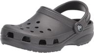 graphite crocs unisex classic clogs - men's shoes and mules/clogs logo