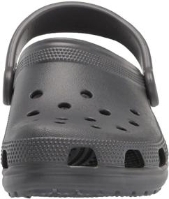 img 3 attached to Graphite Crocs Unisex Classic Clogs - Men's Shoes and Mules/Clogs