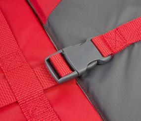 img 3 attached to 👕 Stohlquist Fit Youth/Adult (75-125 Lbs) PFD Life Jacket Vest - Coast Guard Approved, Soft Lightweight Buoyancy Foam, Fully Adjustable, Secure Buckle, Red & Gray