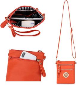 img 3 attached to Solene Organizer Detachable Crossbody Bag LE002 Women's Handbags & Wallets