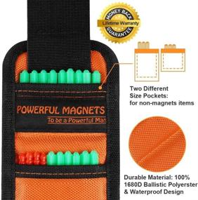 img 2 attached to Must-Have Magnetic Wristband: Perfect Christmas Stocking Stuffers for Men - Dad's Favorite Magnet Tool Wristband, Ideal Birthday Gift for Him - Cool Gadgets for Men, Women, and Husbands!