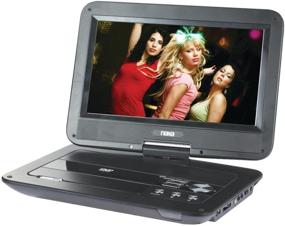 img 1 attached to 📀 NAXA Electronics NPD-1003: 10-Inch Swivel Screen Portable DVD Player with USB/SD/MMC - Ultimate Entertainment on-the-go!