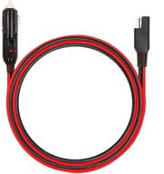 motopower mp68996a 5 ft 12v адаптер продления кабеля с зажигалкой plug to sae быстроразъемным адаптером для зарядки с предохранителем и светодиодным освещением: надежное питание и удобное решение для зарядки. логотип