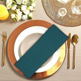 img 3 attached to 🍽️ Everyday Premium Quality Mitered Napkins: Elevate Your Dining Experience