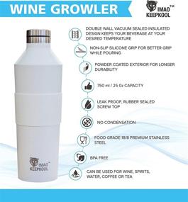 img 1 attached to 🍷 KeepKool Stainless Steel Wine Flask