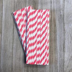 img 3 attached to Stripe Paper Straws Inches Outside Household Supplies and Paper & Plastic