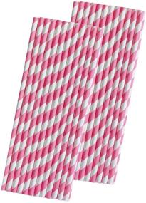 img 4 attached to Stripe Paper Straws Inches Outside Household Supplies and Paper & Plastic