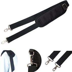 img 1 attached to 🎒 Premium 59" Replacement Shoulder Strap for Bags & Cases - Adjustable, Durable, Non-Slip Pad - JAKAGO (Black)