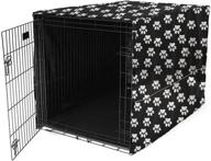 🐾 durable dog crate cover: perfect fit for 36" wire crates – effortless on, off, and adjustability – cover only logo