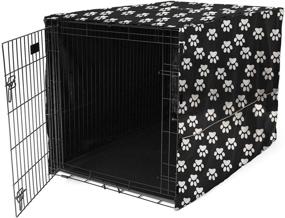 img 4 attached to 🐾 Durable Dog Crate Cover: Perfect Fit for 36" Wire Crates – Effortless On, Off, and Adjustability – Cover Only