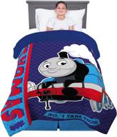 🛌 twin size 64x86 franco kids comforter, thomas and friends bedding logo