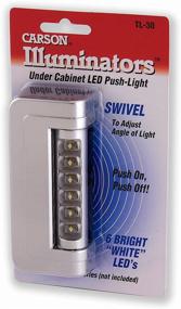 img 3 attached to 🔆 Carson Illuminators TL-30: Brilliant Under Cabinet LED Push-Light for Enhanced Visibility