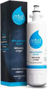 img 4 attached to 🚰 Mist Kenmore 9690 Water Filter Replacement - Compatible Models: LG LT700P, ADQ36006101, ADQ36006102, Kenmore Elite 795, 46-9690, WF700, RFC 1200A, LFX31925ST, LFXS32766S - 1 Pack