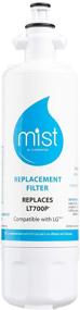 img 3 attached to 🚰 Mist Kenmore 9690 Water Filter Replacement - Compatible Models: LG LT700P, ADQ36006101, ADQ36006102, Kenmore Elite 795, 46-9690, WF700, RFC 1200A, LFX31925ST, LFXS32766S - 1 Pack