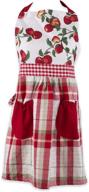 🍎 dii apple orchard kitchen textiles apron - size: 29x35, fits 20" waist - optimize your search! логотип