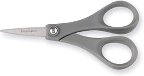 img 1 attached to ✂️ Fiskars 01-004681J: 5 Inch Scissors for Precision Cutting and Crafting