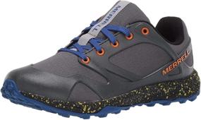 img 4 attached to 👟 Стильные и прочные серо-оранжевые мужские кроссовки Merrell Altalight Low - идеальные для активного отдыха на открытом воздухе.