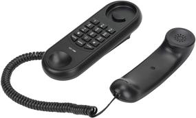 img 4 attached to Uvital Hotel Telephone with Adjustable Ringer Volume, P/T Mode, Pause, Flash, Redial, No Battery Required, Compliant with Environmental Standards, Space-Saving, Easy Operation, Durable