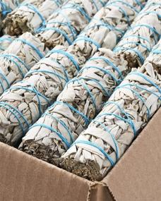 img 2 attached to 20-Pack of Sustainable White Sage Smudge Sticks for Ceremony, Spiritual Use, Home & Office Cleansing or Smoke Cleanse - Smudging Kit