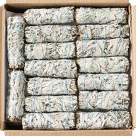 20-pack of sustainable white sage smudge sticks for ceremony, spiritual use, home & office cleansing or smoke cleanse - smudging kit logo