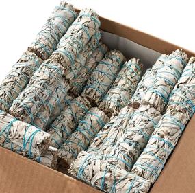 img 1 attached to 20-Pack of Sustainable White Sage Smudge Sticks for Ceremony, Spiritual Use, Home & Office Cleansing or Smoke Cleanse - Smudging Kit