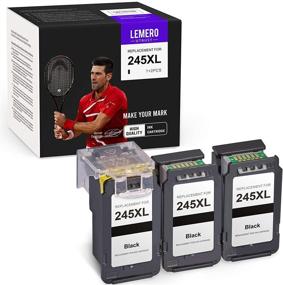 img 4 attached to 🖨️ LemeroUtrust Remanufactured Ink Cartridge Replacement for Canon PG-245 245XL 245 - Ideal for Canon Pixma MX492 MX490 TS3122 TS202 MG2522 MG2525 MG2922 MG3022 (1 Print Head, 3 Black Ink Cartridges)