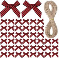 checkered christmas accessories decoration red black logo