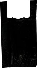 img 4 attached to Efficient Plastic Bag for Black Plain Embossed T Shirt Retail Store Fixtures & Equipment