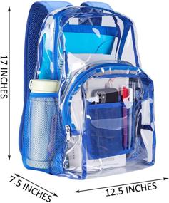 img 3 attached to 🎒 Vorspack Transparent Reinforced Workplace Kids' Backpack: Stylish Furniture, Decor & Storage Solution in Backpacks & Lunch Boxes
