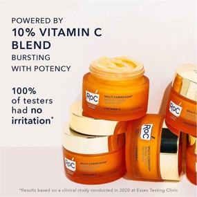 img 3 attached to 💧 Revitalizing & Radiant RoC Multi Correxion Vitamin C Face Moisturizer Gel Cream – Hypoallergenic, Oil-Free Anti-Aging Skincare, 1.7 Ounce