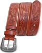 compuda western cowboy leather engraving men's accessories for belts logo