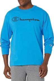 img 2 attached to Champion Classic Graphic Sleeve Gray 586618 Men's Clothing for Shirts