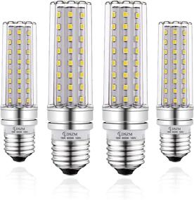 img 4 attached to 💡 High-performance E26 LED Candelabra Bulbs, 16W, 1400lm, Pack of 4, Non-Dimmable, 6000K Daylight Deluxe