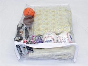 img 2 attached to Fba Clear Vinyl Zippered Sweater Clothing Storage Bag 11 x 15 x 4 Set of 10 - Organize and Protect Your Sweaters with These Zippered Storage Bags!