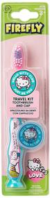 img 2 attached to 🐱✨ Convenient Hello Kitty Suction Toothbrush with Cap - Perfect Travel Companion!