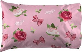 img 3 attached to 🌸 JoJo Siwa Roses & Bows Full Sheet Set - Soft & Cozy Kid’s Bedding - Fade Resistant Polyester Microfiber Sheets (Official Nickelodeon Product)