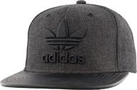 adidas trefoil chain flatbrim snapback cap for men logo