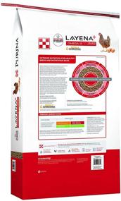 img 1 attached to 🐔 Purina Layena+ 40lb Bag - Nutritionally Complete Layer Hen Feed with Omega 3 Formula