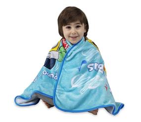 img 1 attached to 🎵 CoComelon Musical Blanket: Entertaining Blue Toddler Blanket for Soothing Melodies