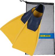 explore the waters with u.s. divers sea lion junior floating fins & bag logo