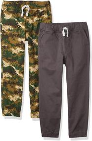 img 3 attached to Amazon Essentials 2 Pack Woven Jogger Boys' Clothing in Pants