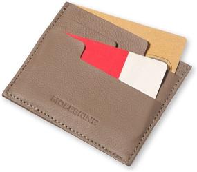 img 1 attached to Moleskine Lineage Leather Card Wallet