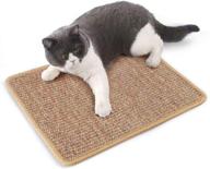 🐱 yiishi cat scratch pad, long-lasting sisal cat scratcher, indoor cat scratching post for claw care and furniture protection logo