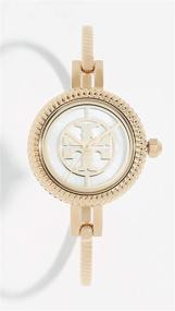 img 3 attached to 🎁 Стильные и универсальные: Набор подарочных часов Tory Burch Women's Reva, 27 мм, Золото/Мультиколор, единый размер