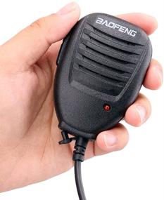 img 3 attached to BaoFeng UV-5R Walkie Talkie Speaker Mic: Shoulder Microphone with Clear Sound Quality - 2 Pack